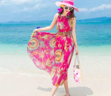 Váy vintage dáng dài cổ điển – Bí mật giúp bạn hóa nàng thơ thanh lịch giữa xu hướng hiện đại